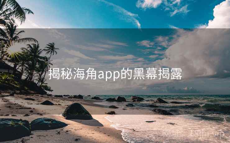 揭秘海角app的黑幕揭露