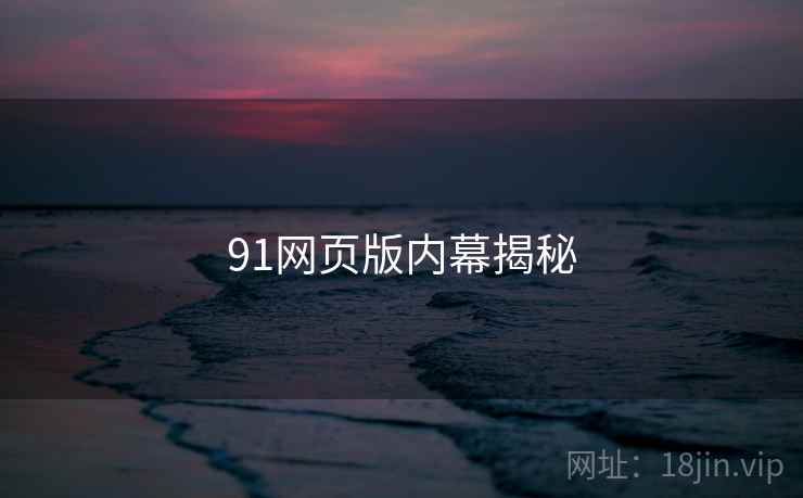 91网页版内幕揭秘